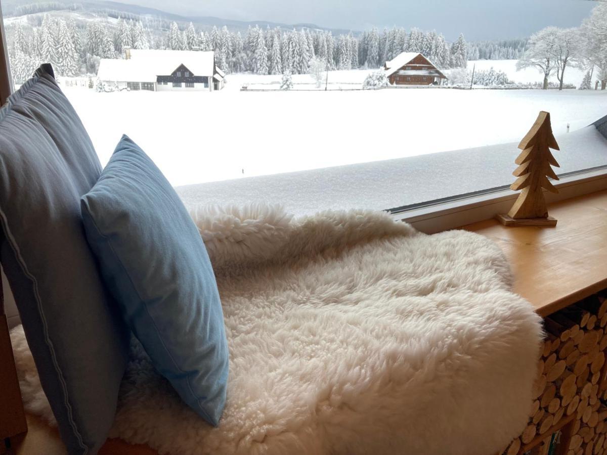 Horsky Apartman Vyhlidka Rejviz Zlate Hory Luaran gambar