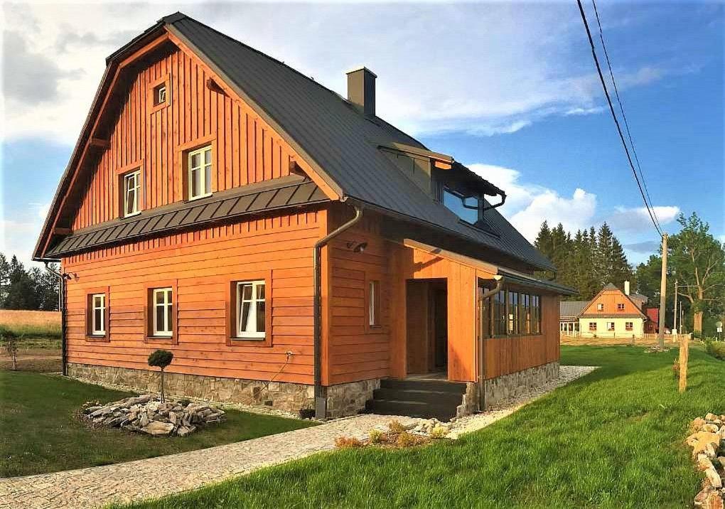 Horsky Apartman Vyhlidka Rejviz Zlate Hory Luaran gambar